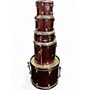 Used Ludwig 5 Piece BACKBEAT Wine Red Drum Kit Wine Red