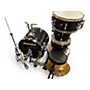 Used Ludwig 5 Piece Backbeat Black Drum Kit Black