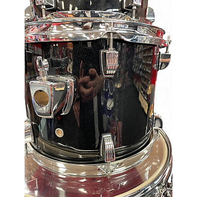 Used Ludwig 5 Piece Backbeat Black Drum Kit