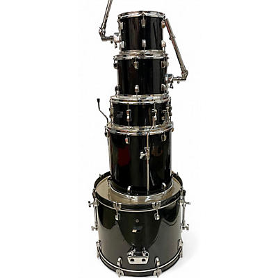 Used Ludwig 5 Piece Backbeat Black Onyx Drum Kit