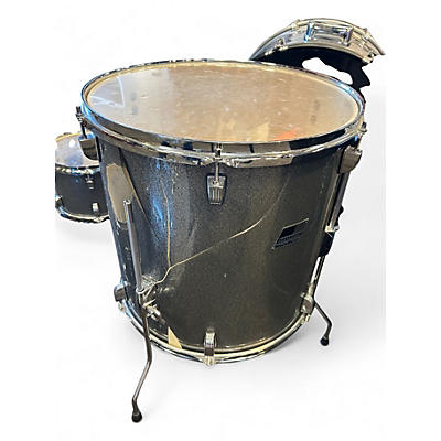 Used Ludwig 5 Piece Backbeat Blue sparkle Drum Kit
