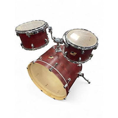 Used Ludwig 5 Piece Backbeat Elite Ruby Grain Drum Kit