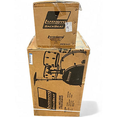 Used Ludwig 5 Piece Backbeat Wine Red Drum Kit