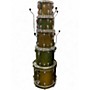 Used Ludwig 5 Piece CLASSIC MAPLE GREEN LACQUER Drum Kit GREEN LACQUER