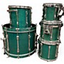 Used Ludwig Used Ludwig 5 Piece Classic Maple Loch Ness Green Drum Kit Loch Ness Green