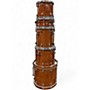 Used Ludwig 5 Piece Classic Maple Trans Brown Drum Kit Trans Brown