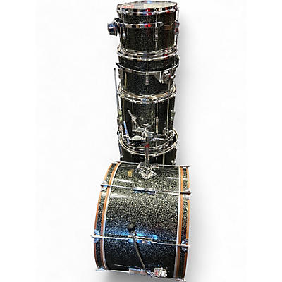 Used Ludwig 5 Piece Club Date GREEN SPARKLE Drum Kit