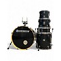 Used Ludwig 5 Piece Element Evolution Black Drum Kit Black