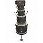 Used Ludwig 5 Piece Element Evolution Silver Sparkle Drum Kit Silver Sparkle