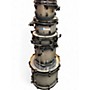 Used Ludwig 5 Piece Element Gray/Blue Drum Kit Gray/Blue