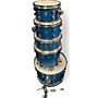 Used Ludwig 5 Piece NEUSONIC MOD II WITH SNARE Blue Drum Kit Blue