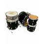 Used Ludwig 5 Piece ROCKERS Black Drum Kit Black