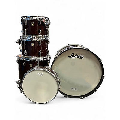 Used Ludwig 5 Piece Super Classic COPPER SPARKLE Drum Kit