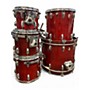 Used Ludwig 5 Piece Super Classic Cherry Drum Kit Cherry