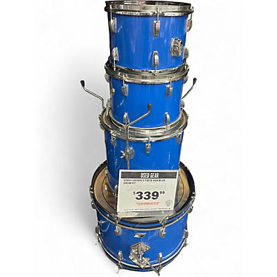 Used Ludwig 5 Piece USA Blue Drum Kit