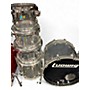 Used Ludwig 5 Piece Vistalite Clear Drum Kit Clear