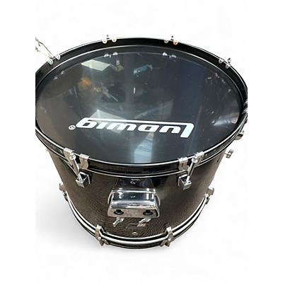 Used Ludwig 5 Piece bACKBEAT Black Drum Kit