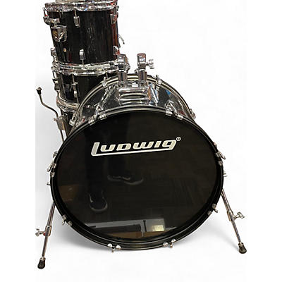 Ludwig Used Ludwig 5 Piece backbeat  Black Drum Kit