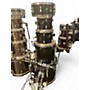 Used Ludwig 5 Piece backbeat Black Drum Kit Black