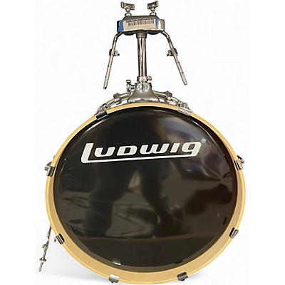 Used Ludwig 5 Piece element black sparkle Drum Kit