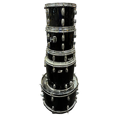 Ludwig Used Ludwig 5 piece 5 Piece Shell Pack Black Drum Kit