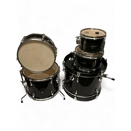 Ludwig Used Ludwig 5 piece Accent CS Black Drum Kit Black