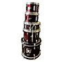 Used Ludwig Used Ludwig 5 piece Accent CS Ruby Drum Kit Ruby