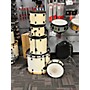 Used Ludwig Used Ludwig 5 piece Accent CS White Drum Kit White