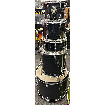 Ludwig Used Ludwig 5 piece BackBeat Black Drum Kit