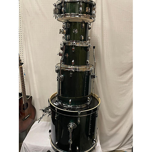 Ludwig Used Ludwig 5 piece ELEMENT EUOLUTION Green Drum Kit Green