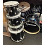 Used Ludwig Used Ludwig 5 piece Element Evolution 5 Piece Shell Pack BLACK SPARKLE Drum Kit BLACK SPARKLE