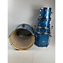 Used Ludwig Used Ludwig 5 piece Element Evolution Blue Sparkle Drum Kit Blue Sparkle