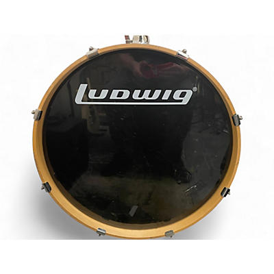 Used Ludwig 5 piece Element Evolution Chrome Red Metallic Drum Kit