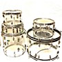 Used Ludwig Used Ludwig 5 piece Transparent Clear Drum Kit Clear