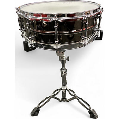 Used Ludwig 5.5X14 Black Magic Snare Nickel Drum