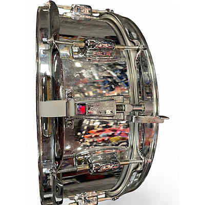 Used Ludwig 5.5X14 ROCKER II Silver Drum