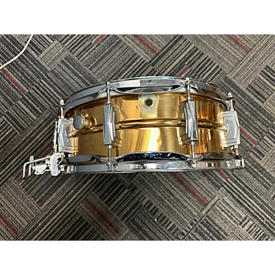 Ludwig Used Ludwig 5.5X14 Super Sensitive Snare Brass Drum Brass