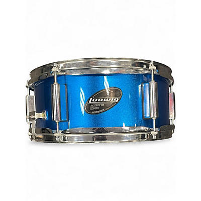 Used Ludwig 5X12 Accent CS Snare Electron Blue Metallic Drum