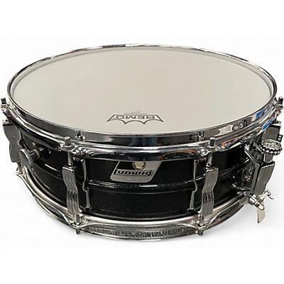 Used Ludwig 5X14 Acrolite Snare BLACK GALAXY Drum