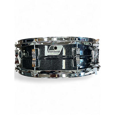 Used Ludwig 5X14 Acrolite Snare BLACK GALAXY Drum
