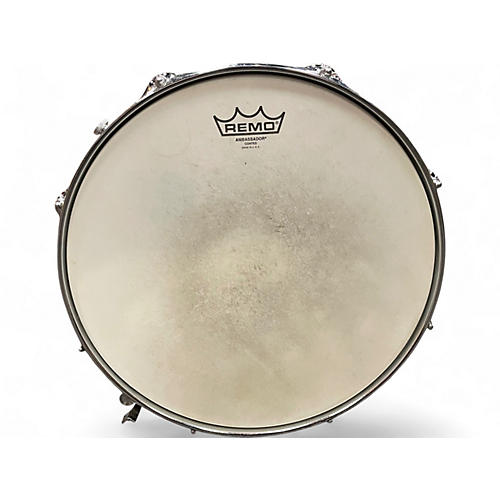 Used Ludwig 5X14 Acrolite Snare Silver Drum Silver 8