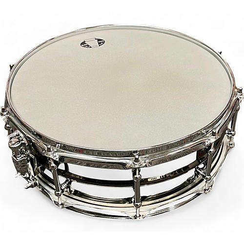 Ludwig Used Ludwig 5X14 Black Magic Snare Nickel Steel Drum Nickel Steel 8