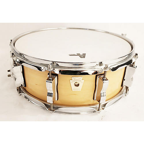 Ludwig Used Ludwig 5X14 Classic Jazz Festival Snare Drum Vintage Natural Vintage Natural 8