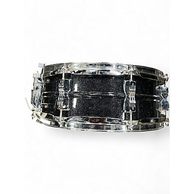 Used Ludwig 5X14 LM404 ACROLITE 5X14" 8 LUG ALUMINUM SNARE DRUM Metallic Black Drum