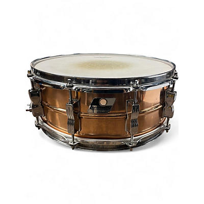 Used Ludwig 5X14 Rocker LM305 Bronze Snare Bronze Drum