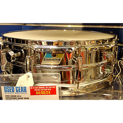 Ludwig Used Ludwig 5X14 Supraphonic Snare Drum Chrome Silver