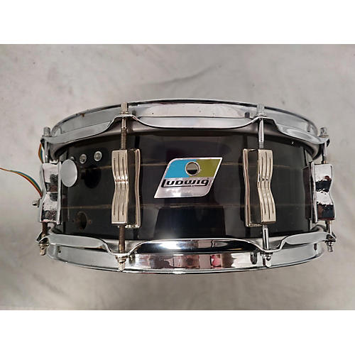 Ludwig Used Ludwig 5X14 Vistalite Snare Drum Black Black 8