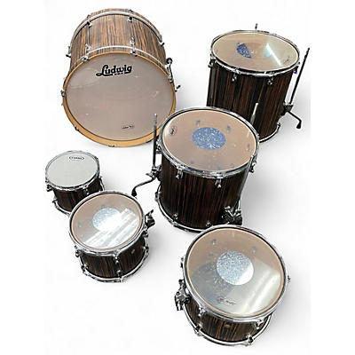 Used Ludwig 6 Piece 105  Natural Drum Kit