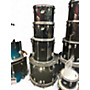 Used Ludwig 6 Piece Classic Maple Black Drum Kit Black