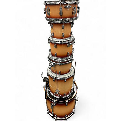 Used Ludwig 6 Piece ELEMENT 2 Color BURST Drum Kit